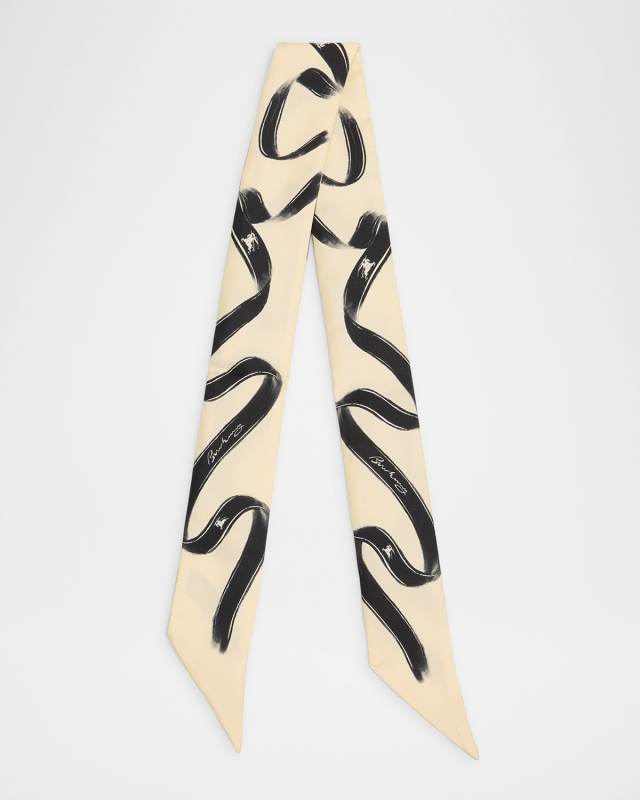 Skinny EKD Silk Scarf